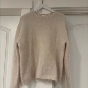H&M Cream mohair blend sweater Size S #knitwear #winterwear